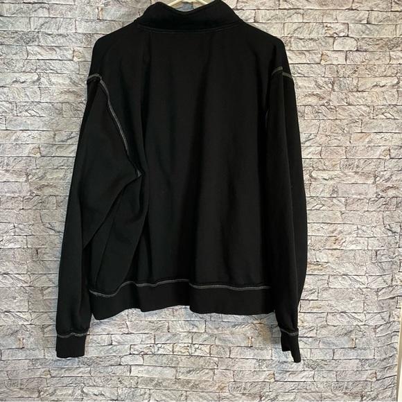 Barrett Jackson Quarter zip sweater large - Picture 2 of 4